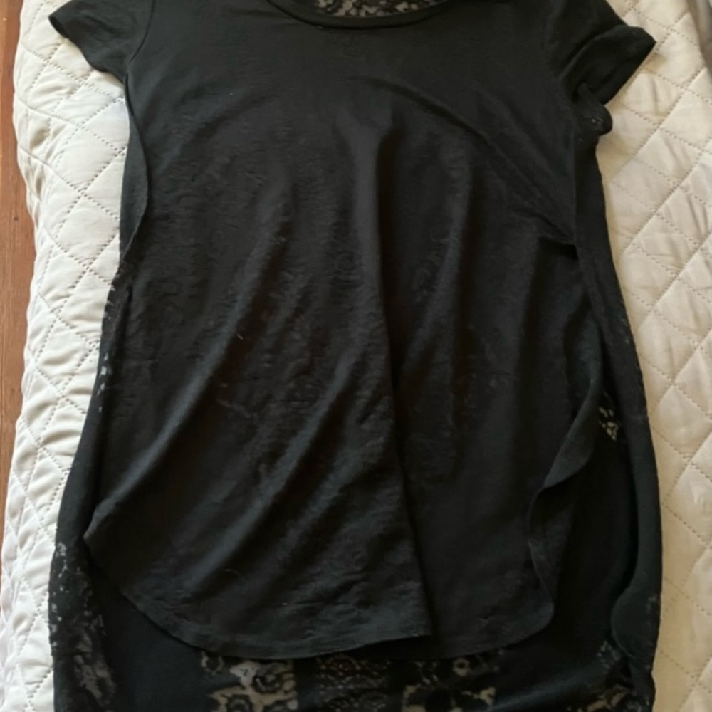 Missimo Elegant Black Lace Women's Top
